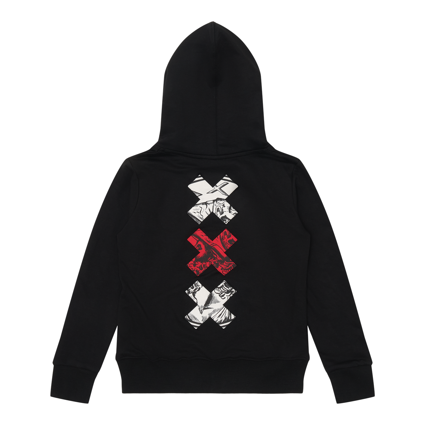 Ajax-hooded sweater black crosses senior 4