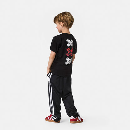 Ajax-t-shirt black crosses junior 3
