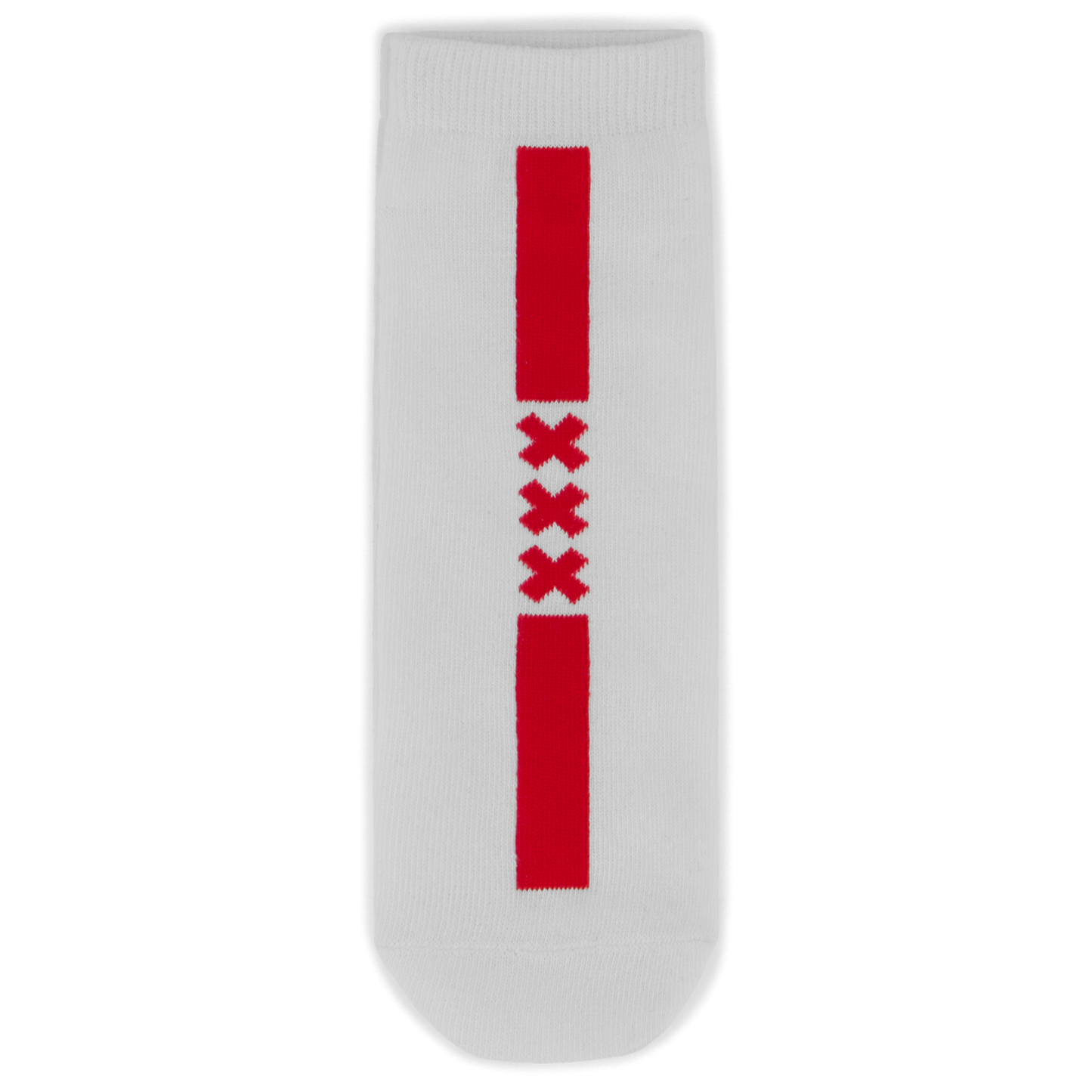 Ajax-sneakersocks 3-pack white red black 5