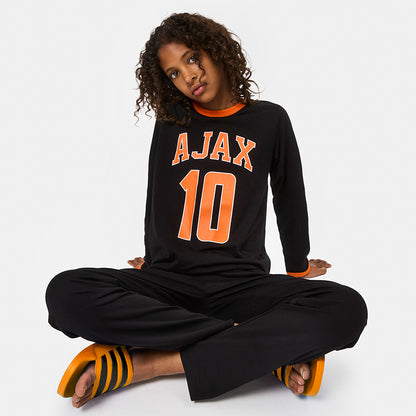 Ajax-pajamas black orange 2