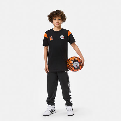 Ajax-t-shirt black orange junior 1
