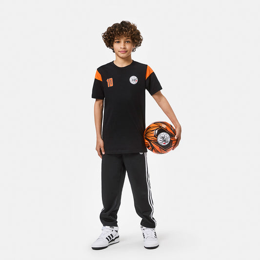 Ajax-t-shirt black orange junior 1