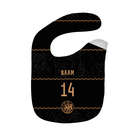 Ajax-baby away bib with name 1