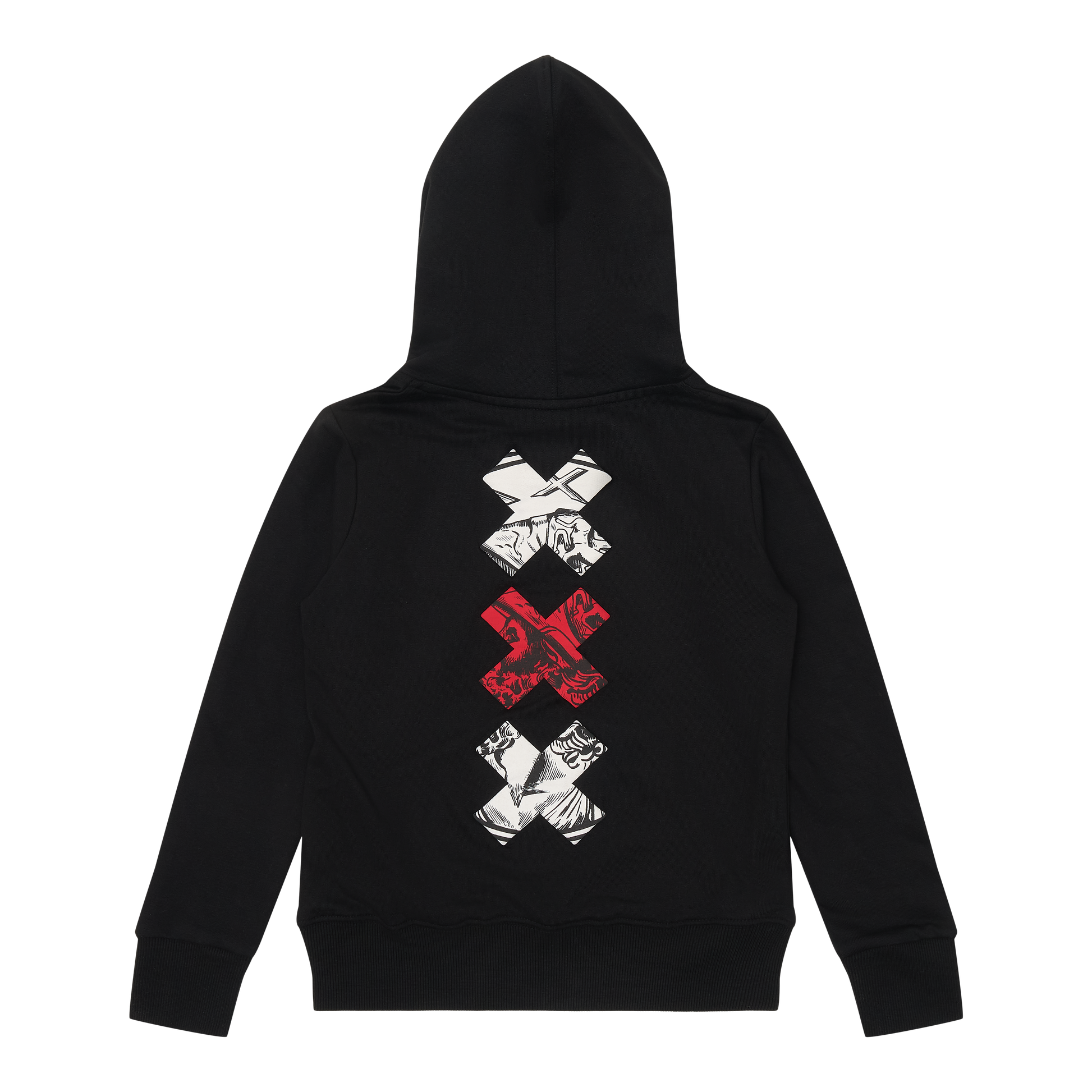 Ajax-hooded sweater black crosses senior 4