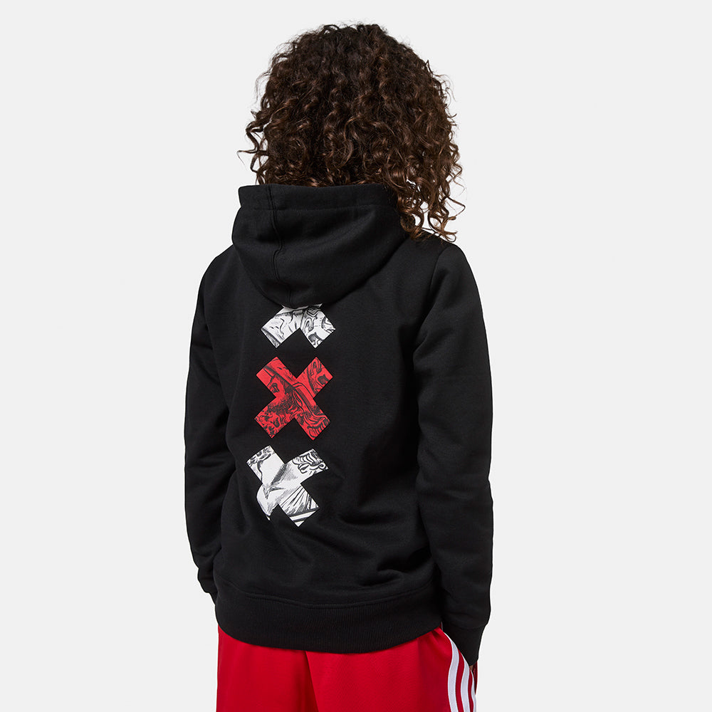 Ajax-hooded sweater black crosses junior 3