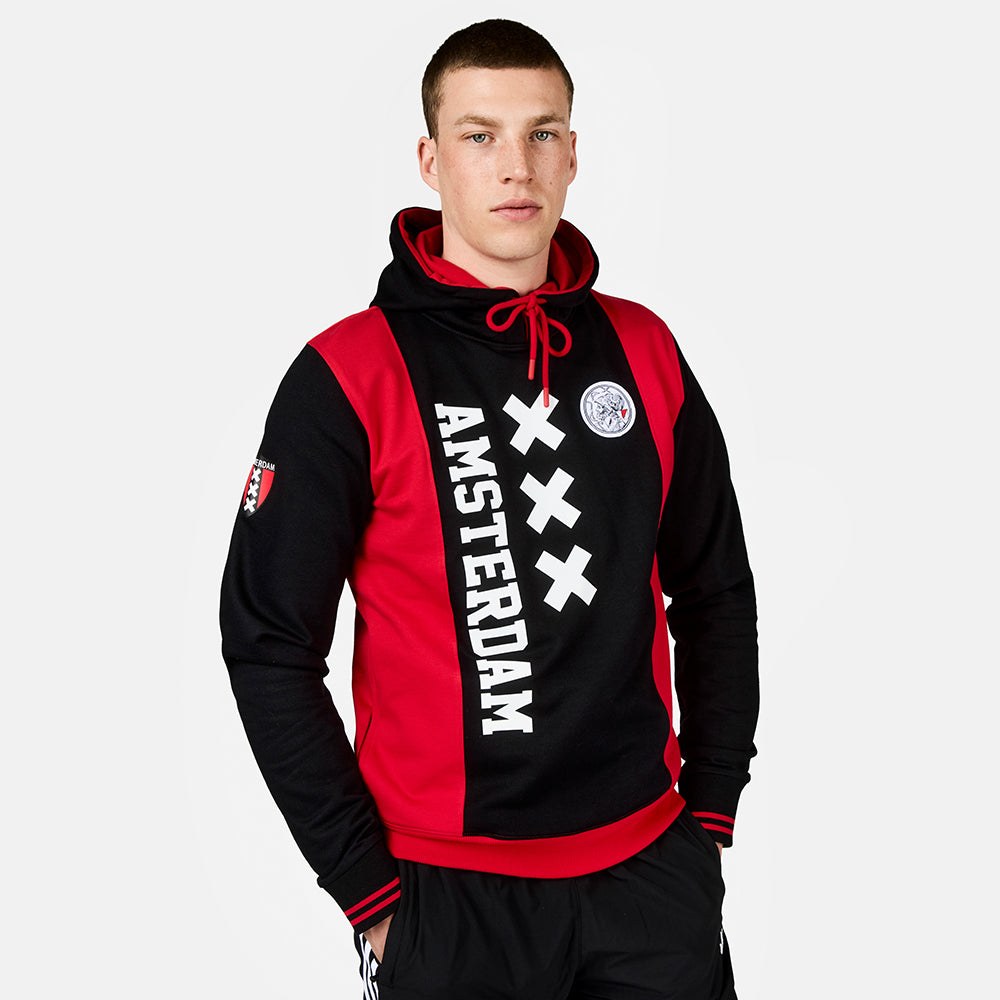 Ajax-hooded sweater red/black XXX senior 1