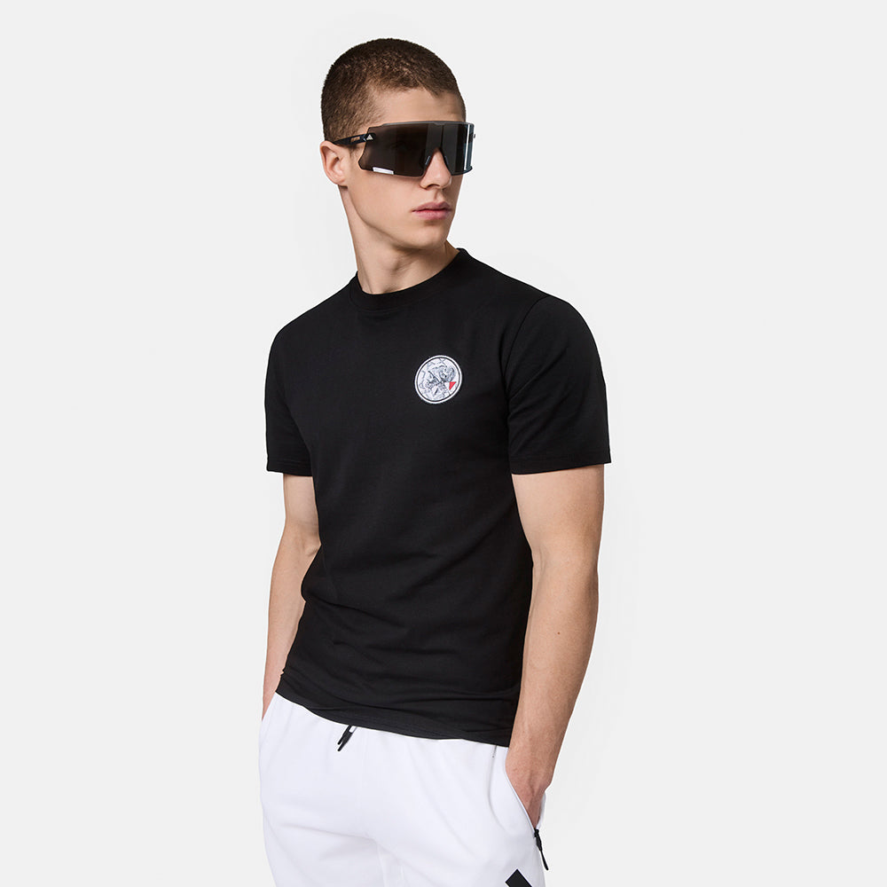 Ajax-t-shirt black crosses senior 2