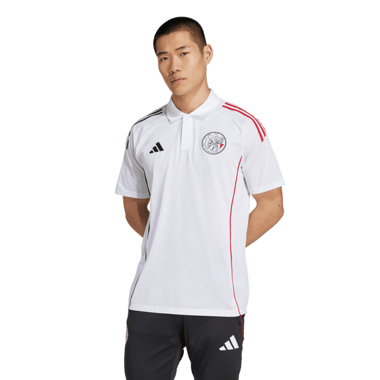 Ajax-training polo white senior 2025/2026 1