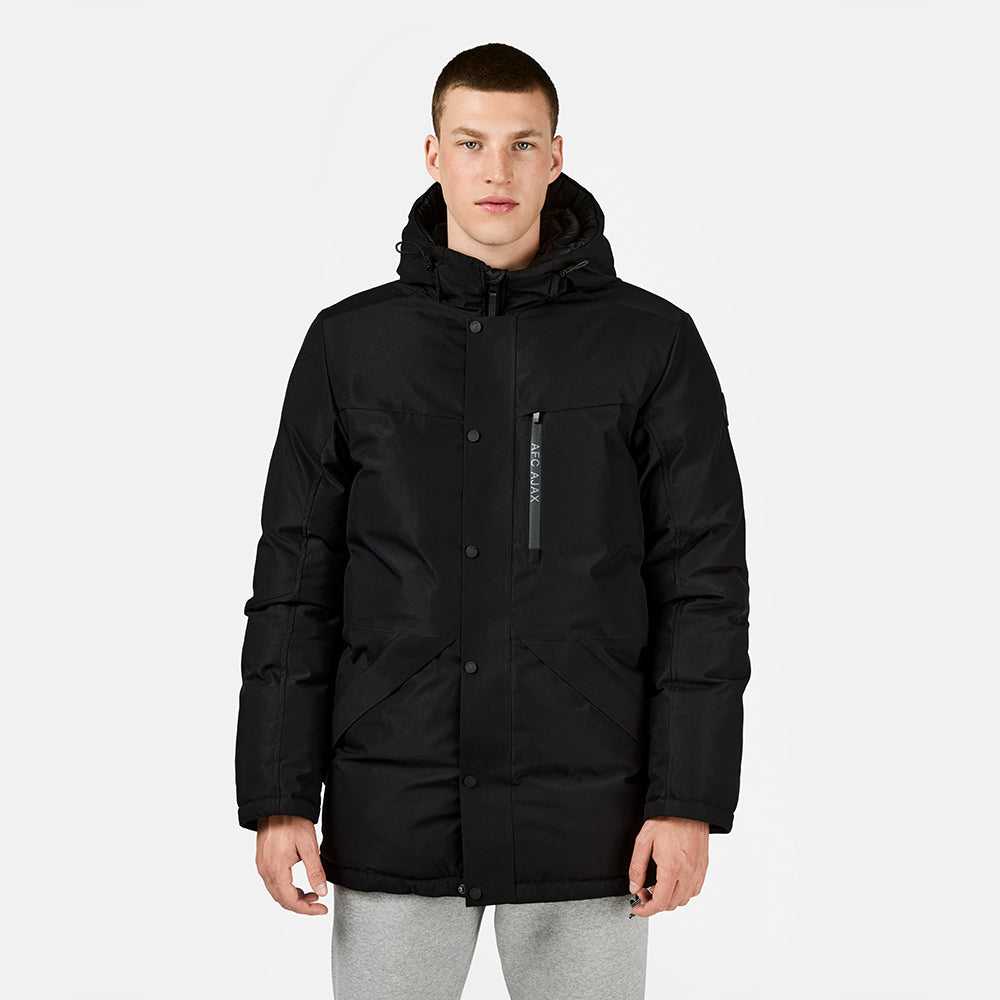 Ajax-parka coat black senior 1