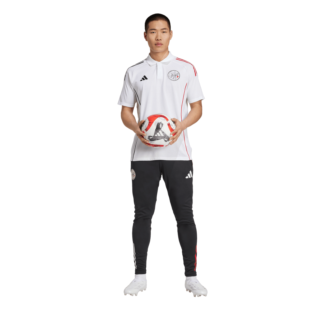 Ajax-training polo white senior 2025/2026 5