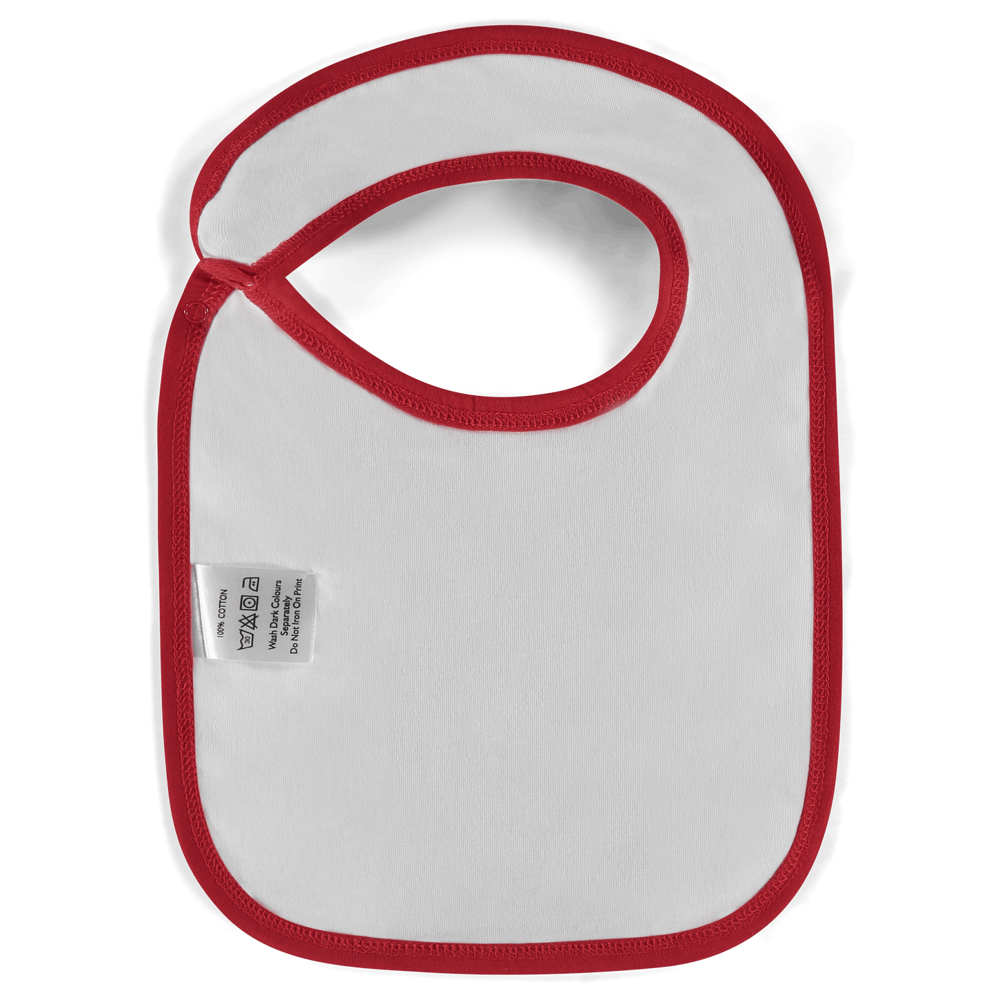 Ajax-baby bib white red white 3