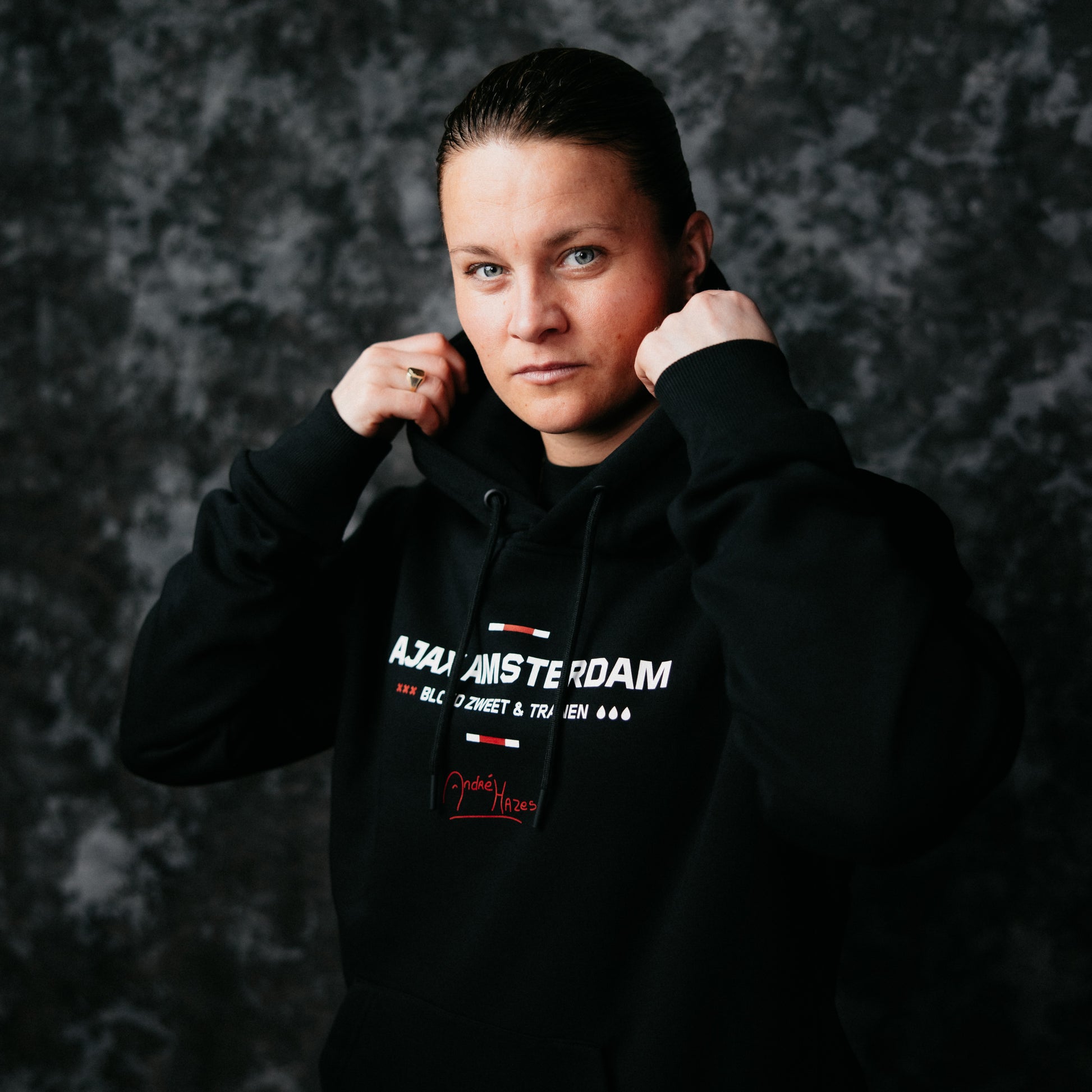 Ajax-hooded sweater blood, sweat, tears 3