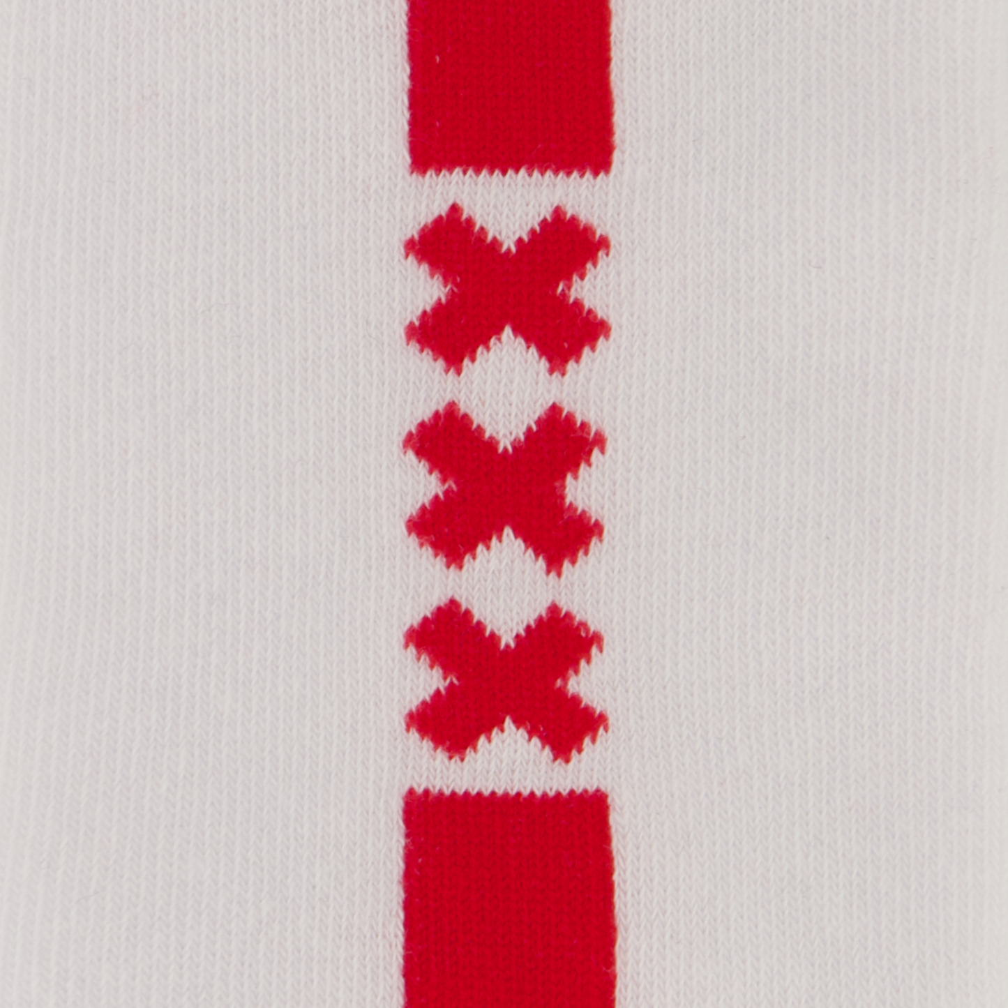 Ajax-sneakersocks 3-pack white red black 4
