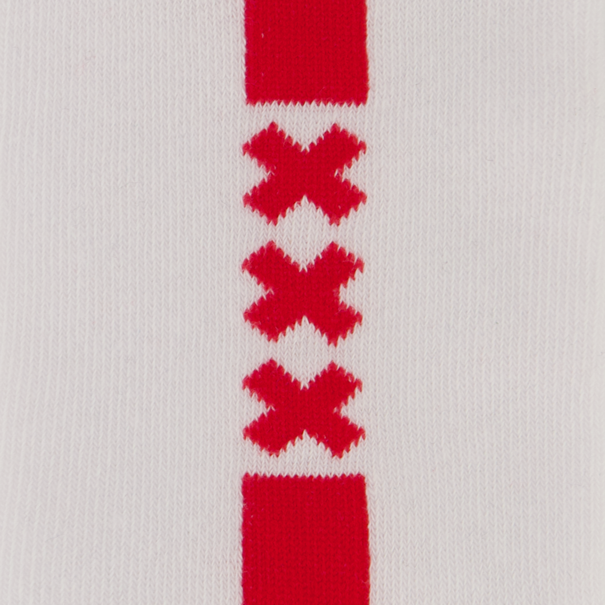 Ajax-sneakersocks 3-pack white red black 4