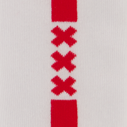 Ajax-sneakersocks 3-pack white red black 4