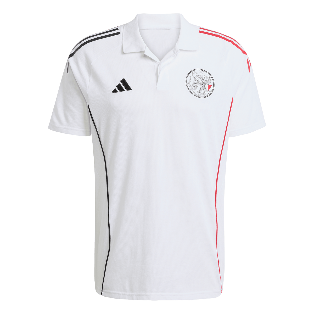 Ajax-training polo white senior 2025/2026 3
