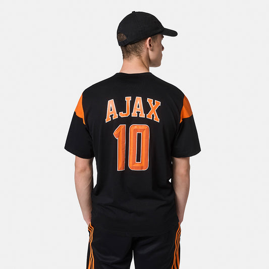 Ajax-t-shirt black orange senior 2
