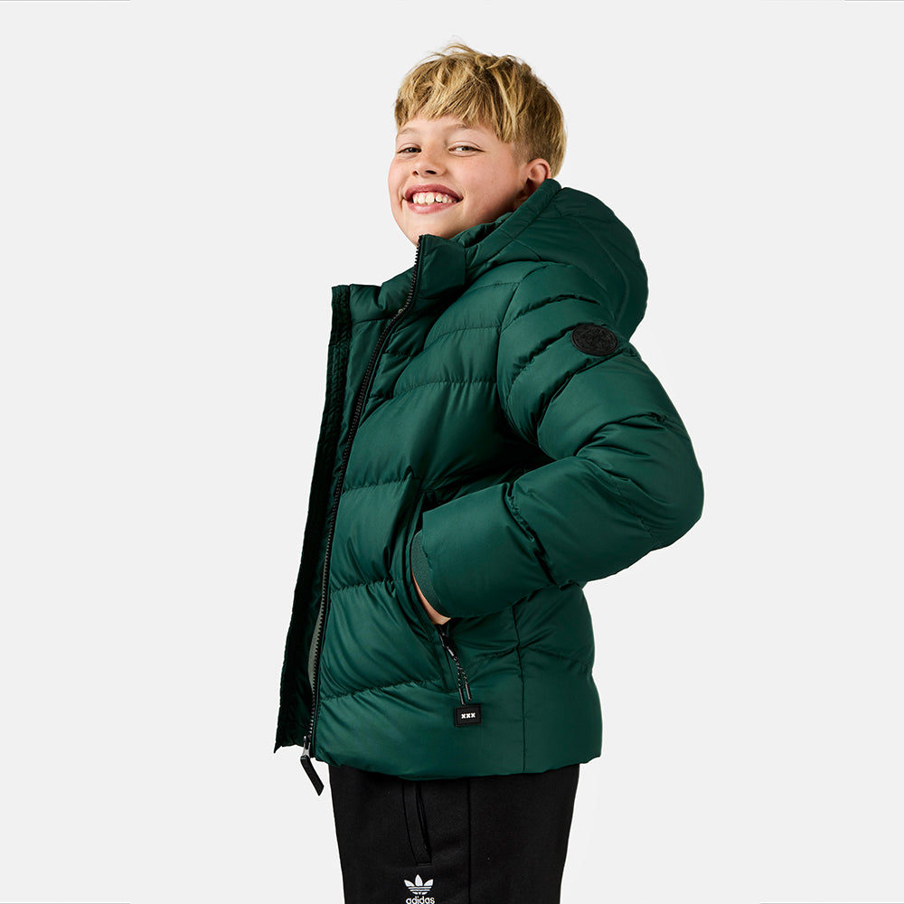 Ajax-puffer coat green junior 1
