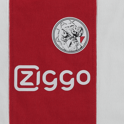 Ajax-baby bib white red white 2