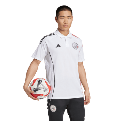 Ajax-training polo white senior 2025/2026 4
