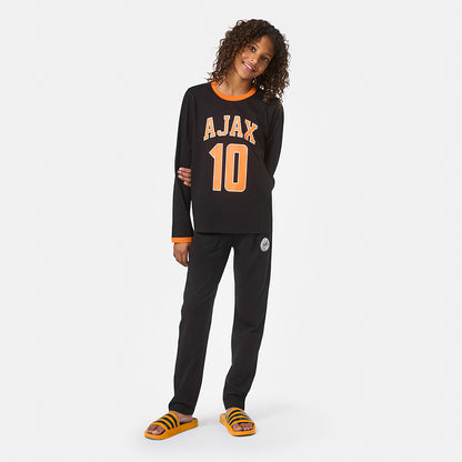 Ajax-pajamas black orange 1