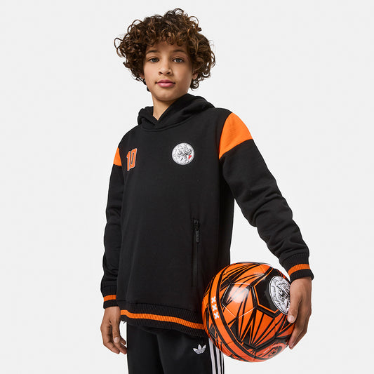 Ajax-hooded sweater black orange junior 1