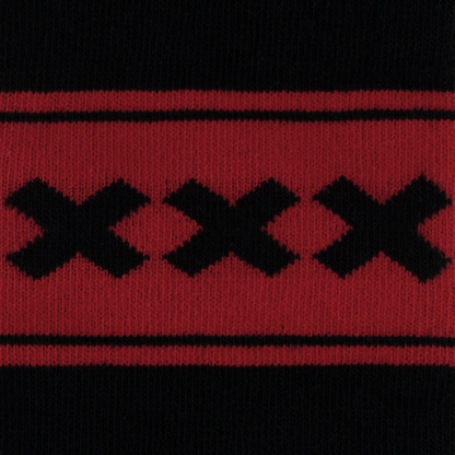 Ajax-sneakersocks 3-pack white red black 3