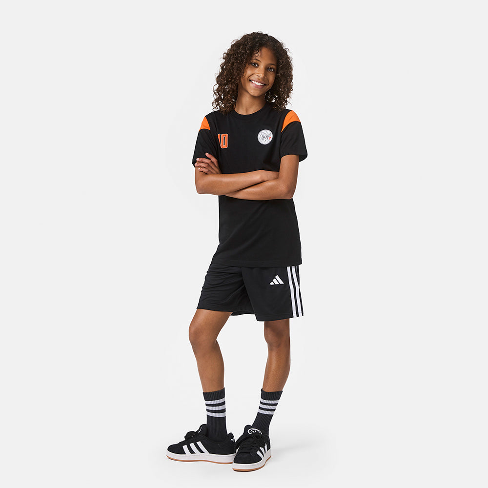 Ajax-t-shirt black orange junior 3