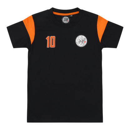 Ajax-t-shirt black orange junior 4