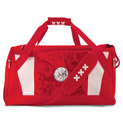 Ajax-sports bag white red white 1