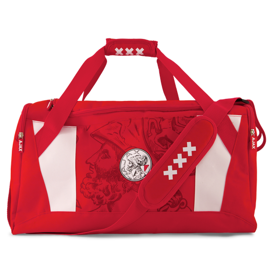 Ajax-sports bag white red white 1