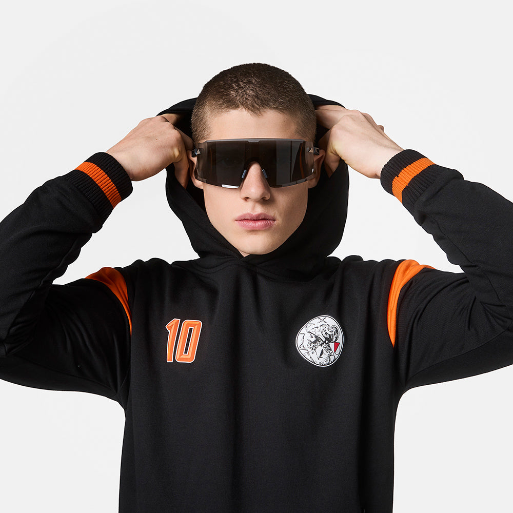 Ajax-hooded sweater black orange senior 2