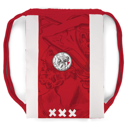 Ajax-gymbag white red white 1
