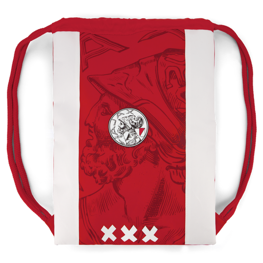 Ajax-gymbag white red white 1