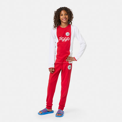 Ajax-pajamas white red 1